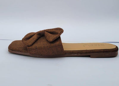 Elegent Women's Brown Rexine Flats