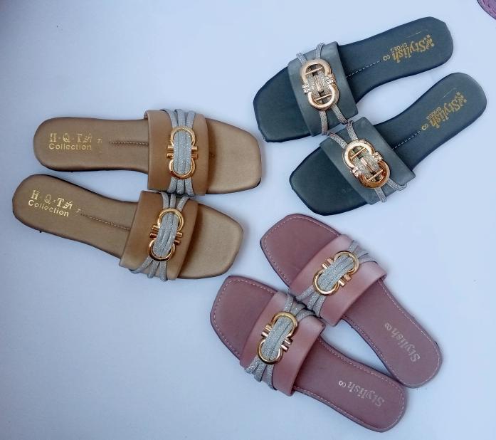 Women's Stylish Synthetic Leather  Semi_Formal Flats