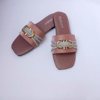 Women's Stylish Synthetic Leather  Semi_Formal Flats