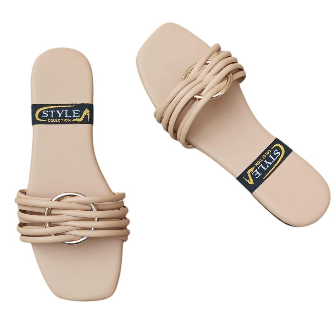 Stylish Women's PU Febric Semi_ Formal Flats