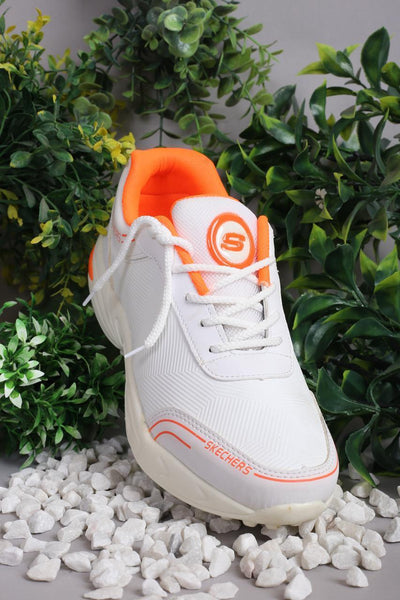Men's white Synthetic Leather Casual Gripper