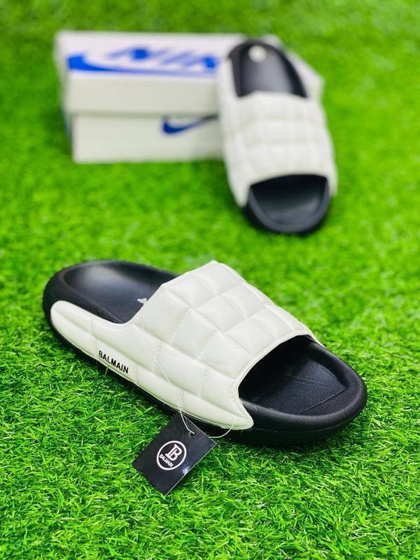 Men's Synthetic Leather Casual Slide Slippers