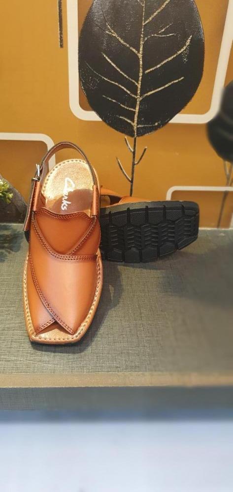 PU Leather Pishawari Chappal