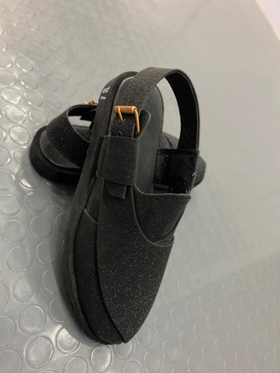 PU Leather Textured Pishawari Chappal