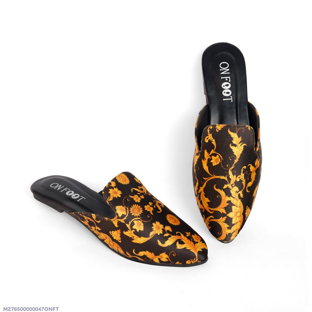 Women's Febric Fancy Mules