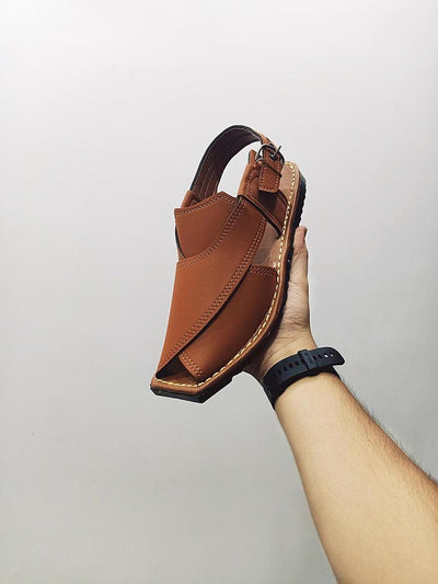 Jafspot-Men's Handmade new Peshawari Chappal,