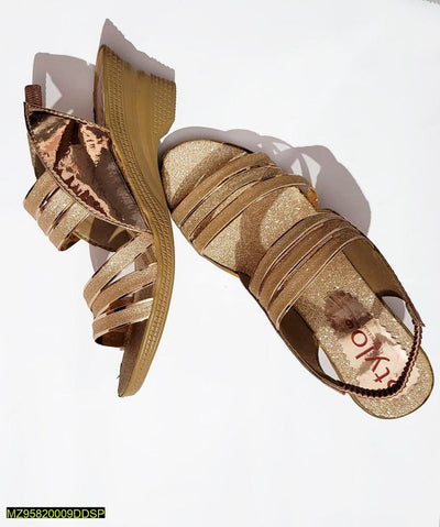 Women's Rexine Fancy Wedge Sandals