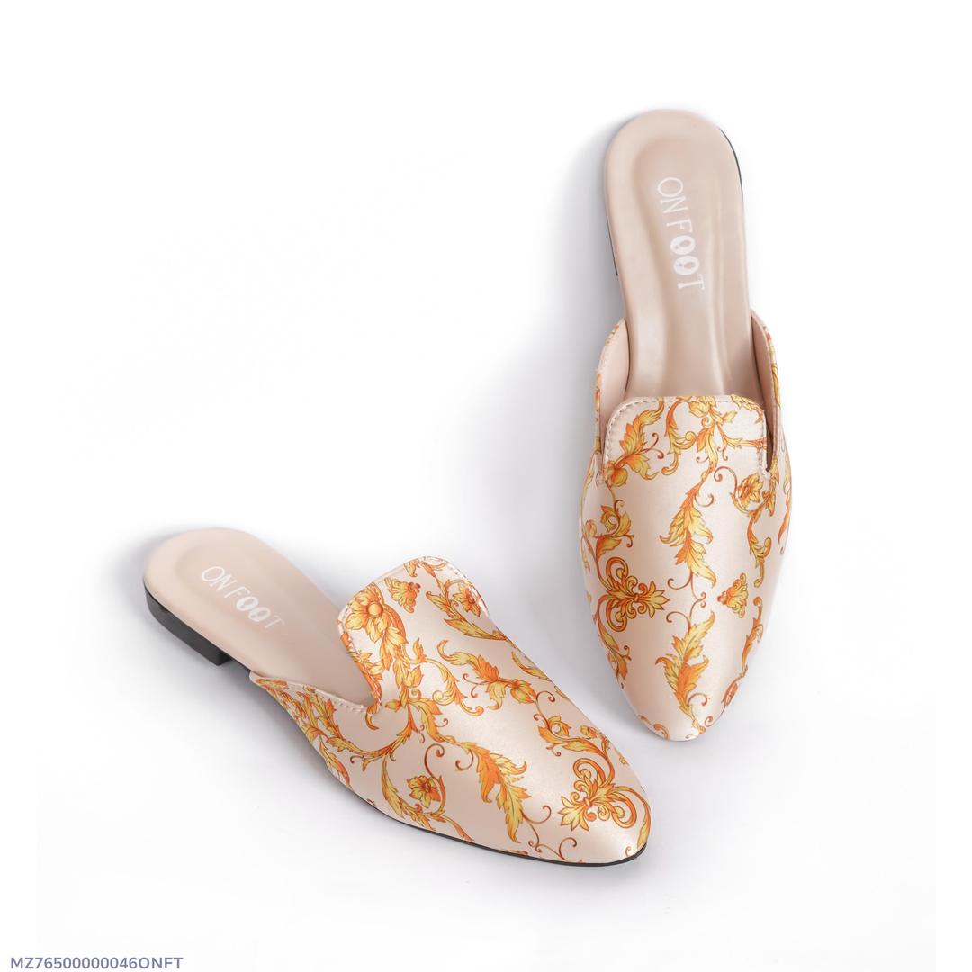 Women's Febric Fancy Mules