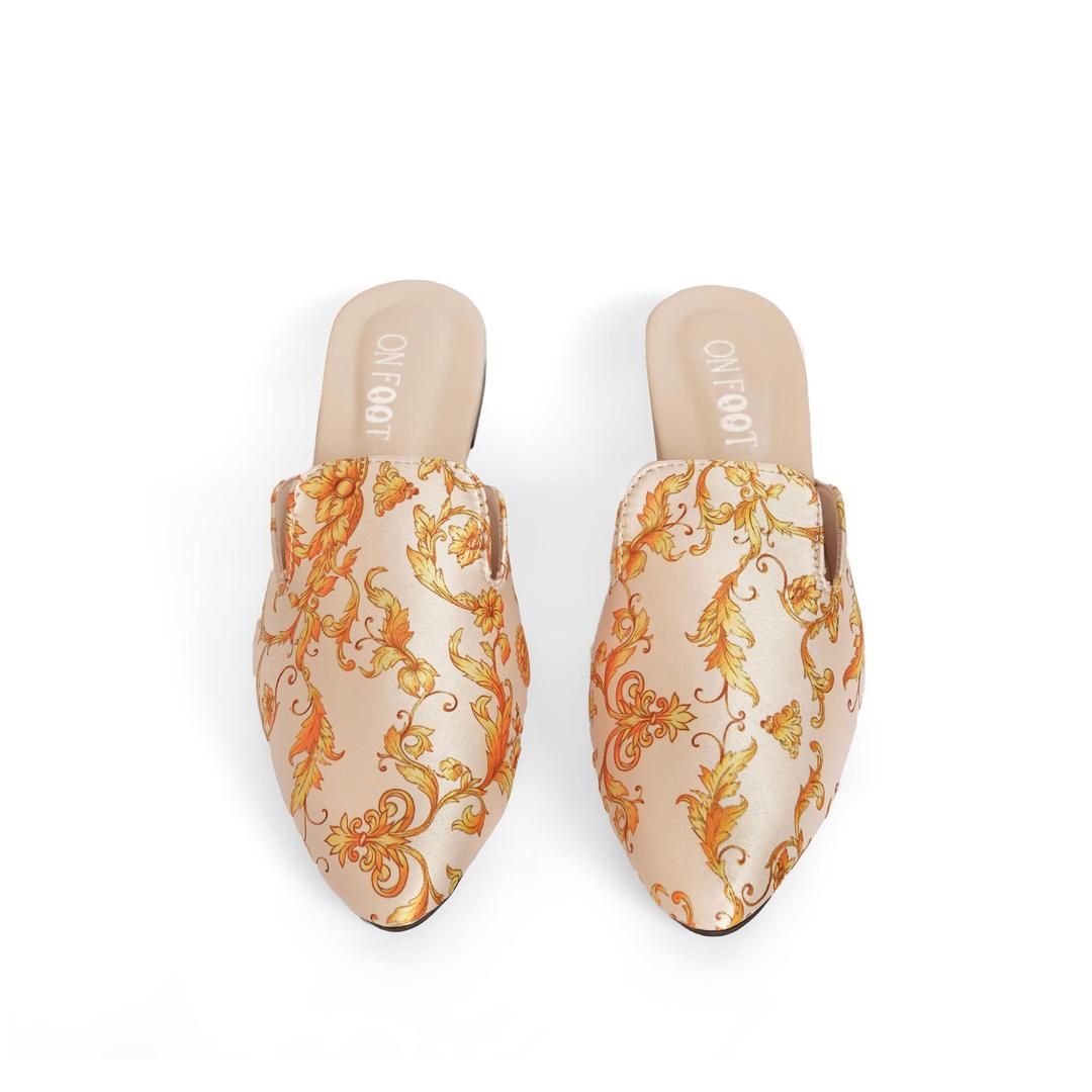 Women's Febric Fancy Mules
