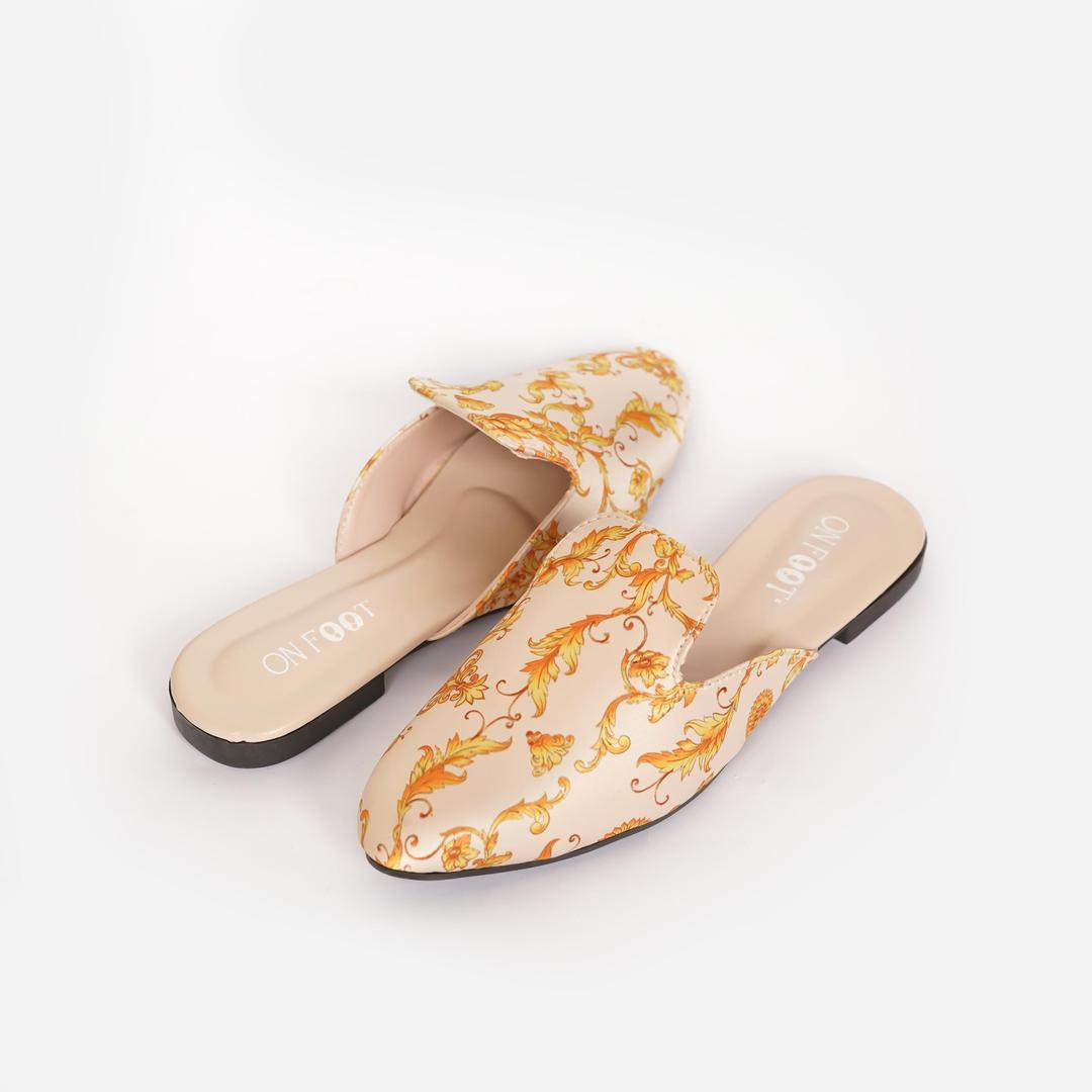 Women's Febric Fancy Mules